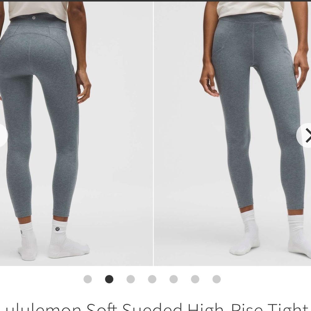 Lululemon Soft Sueded High-Rise Tight 25" size 0